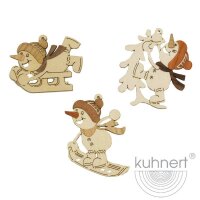 Kuhnert Baumschmuck Schneemann Sportler 6er Set
