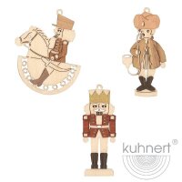 Kuhnert Erzgebirge Baumschmuck Erzgebirge, 6er Set, mit...