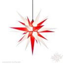 Herrnhuter Sterne Kunststoff 68 cm weiß/rot