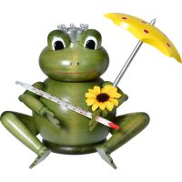 KWO Erzgebirge Räuchermann Wetterfrosch Höhe 14 cm