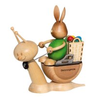 Kuhnert Erzgebirge Stupsi Osterexpress mit Schnecke Sunny...