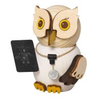 Kuhnert Mini Eule Mediziner natur Höhe 7 cm