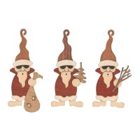 Kuhnert Erzgebirge Baumschmuck Nikolaus, 6er Set, mit...