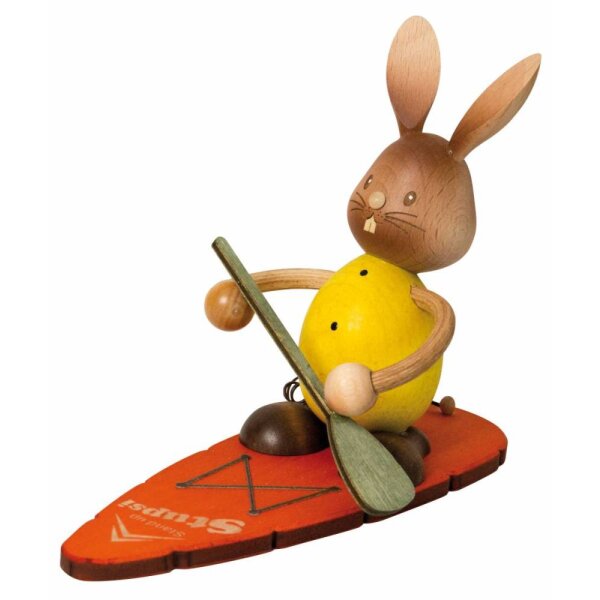 Kuhnert Erzgebirge Stupsi auf Stand up Board Höhe 14 cm