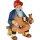 KWO Erzgebirge Räuchermann Teddymacher sitzend Höhe 15 cm