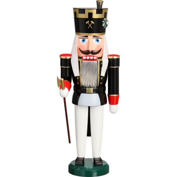 Seiffener Volkskunst Nussknacker Bergakademist Größe 38 cm