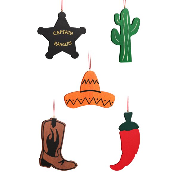 Christian Ulbricht Baumbehang Fensterschmuck Ornamente Set Texas Höhe 10 cm