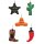 Christian Ulbricht Baumbehang Fensterschmuck Ornamente Set Texas Höhe 10 cm