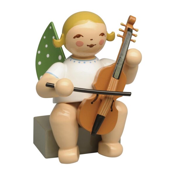 Wendt und Kühn Engel mit Viola da Gamba Höhe 5 cm