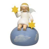 Wendt und Kühn Engel mit Margeritenkranz auf Wolken...