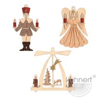 Kuhnert Erzgebirge Baumschmuck Erzgebirge Nr. 2, 6er Set,...