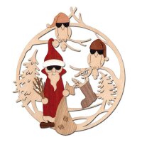 Kuhnert Erzgebirge Fensterbild Nikolaus