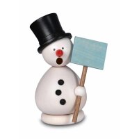 KWO Erzgebirge Räuchermann Schneemann Günther...