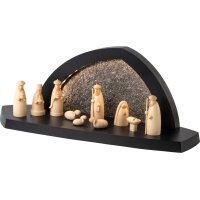 Schalling Gesteinsbogen anthrazit LED beleuchtet Christi...