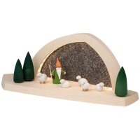 Seiffener Volkskunst Gesteinsbogen natur LED beleuchtet...
