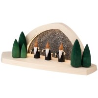 Seiffener Volkskunst Gesteinsbogen natur LED beleuchtet...