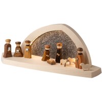 Seiffener Volkskunst Gesteinsbogen natur LED beleuchtet...